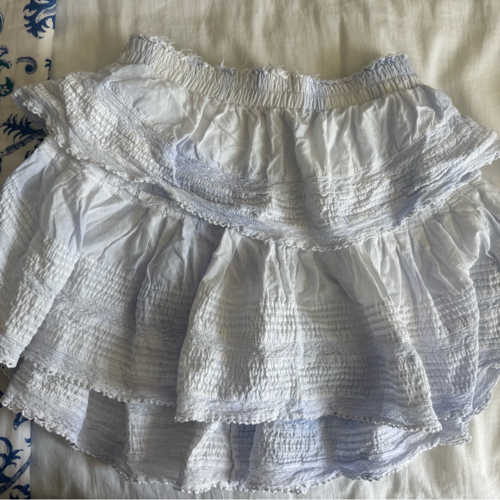 LoveShackFancy Ruffle Mini Skirt